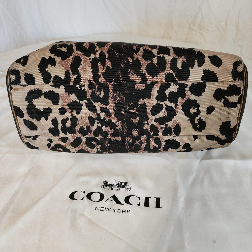 Coach Madison Kimberly Carryall Women's Bag - Brown and Black - Picture 6 of 13